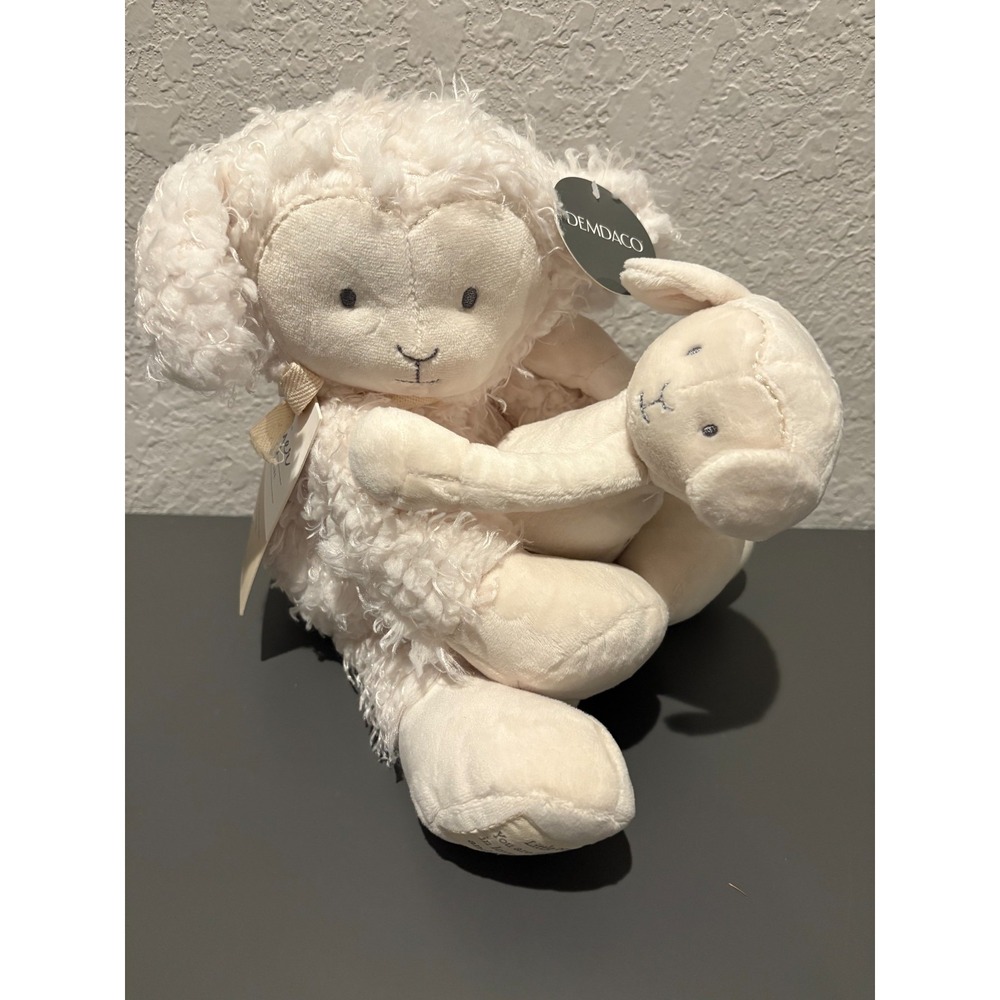 NWT‎ DEMDACO "Wrapped in Prayer" You & Me Lamb Plush Baby Stuffed Animal 16"